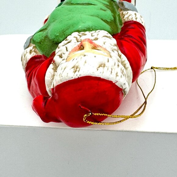Vintage 1990 Santa Claus Bag of Toys Figurine 1913 Style Ornament Gift - Picture 9 of 12